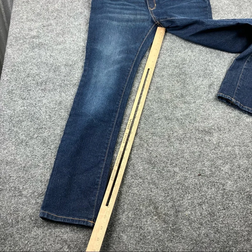Old Navy Skinny Blue Jeans Boys 14 Dark Wash Denim Adjustable Waist‎ Stretch